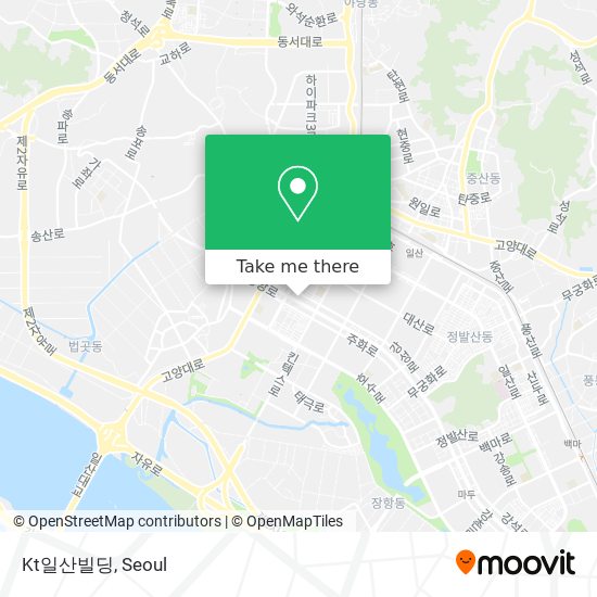 Kt일산빌딩 map