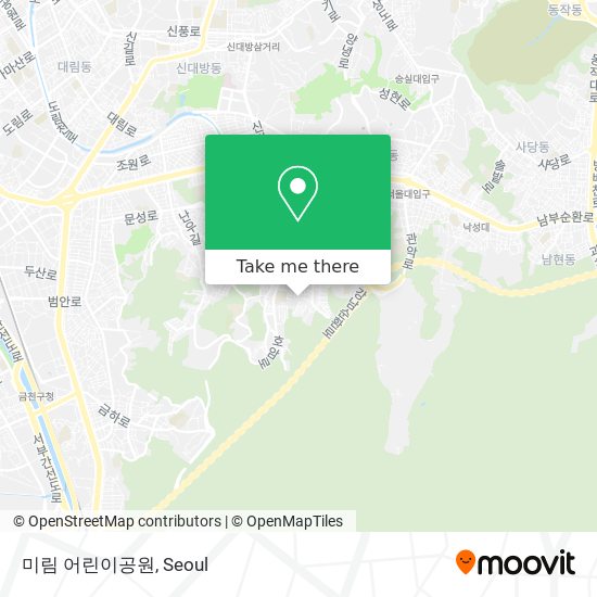 미림 어린이공원 map