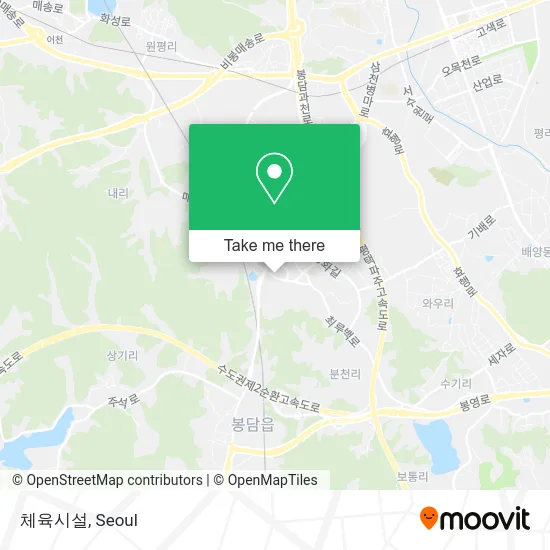 체육시설 map