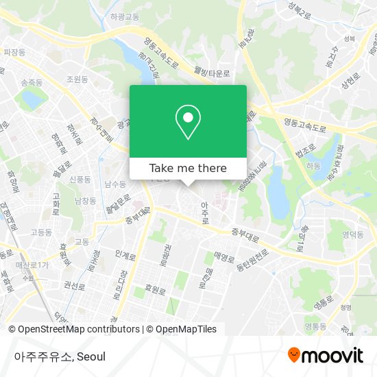 아주주유소 map