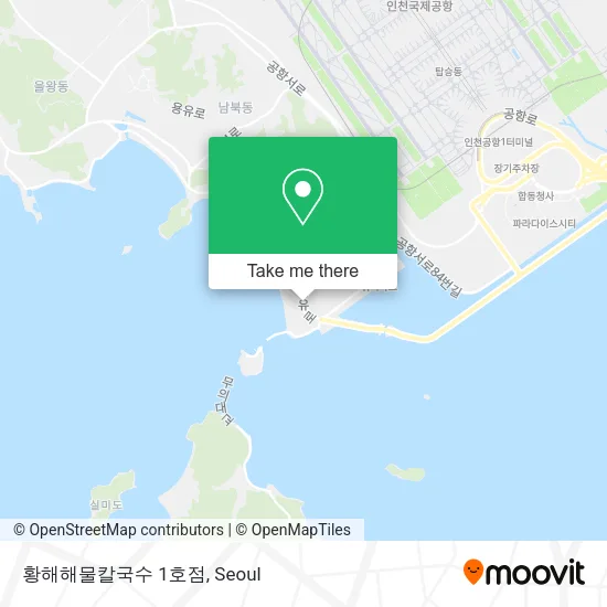 황해해물칼국수 1호점 map