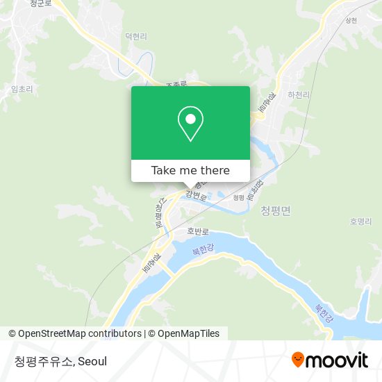 청평주유소 map