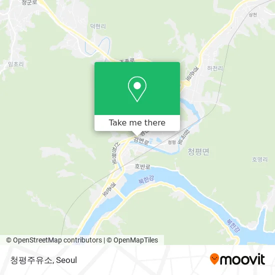 청평주유소 map
