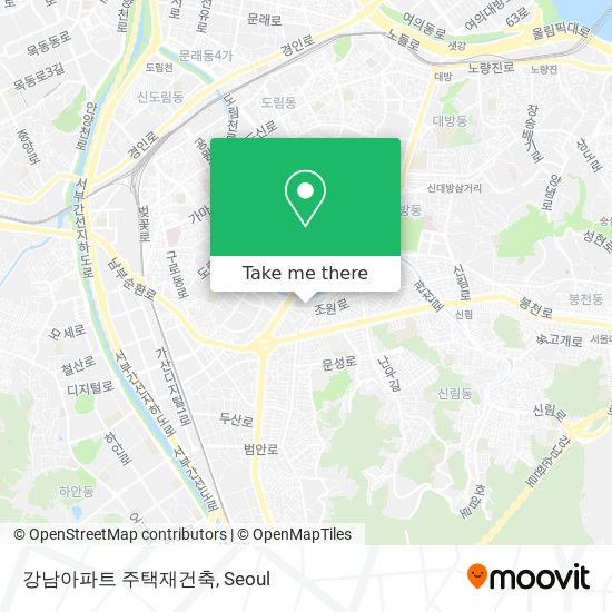 강남아파트 주택재건축 map