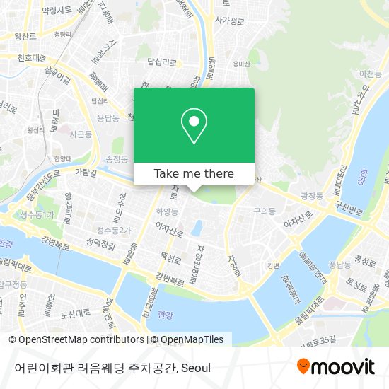 어린이회관 려움웨딩 주차공간 map