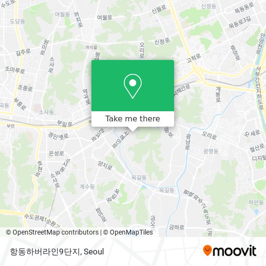 항동하버라인9단지 map