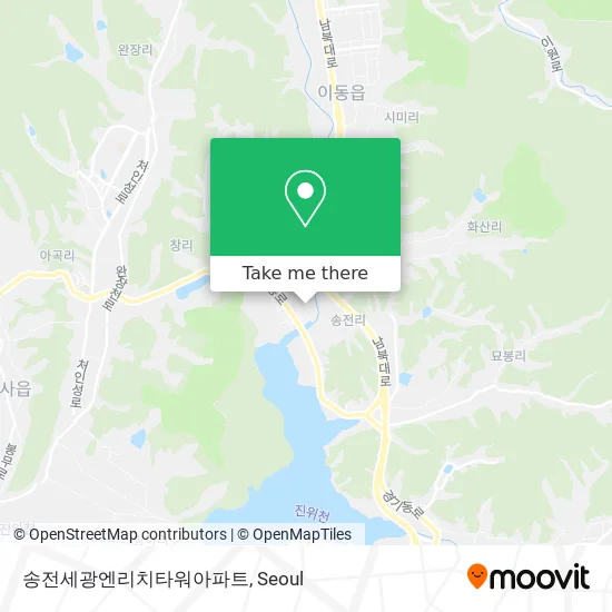 송전세광엔리치타워아파트 map