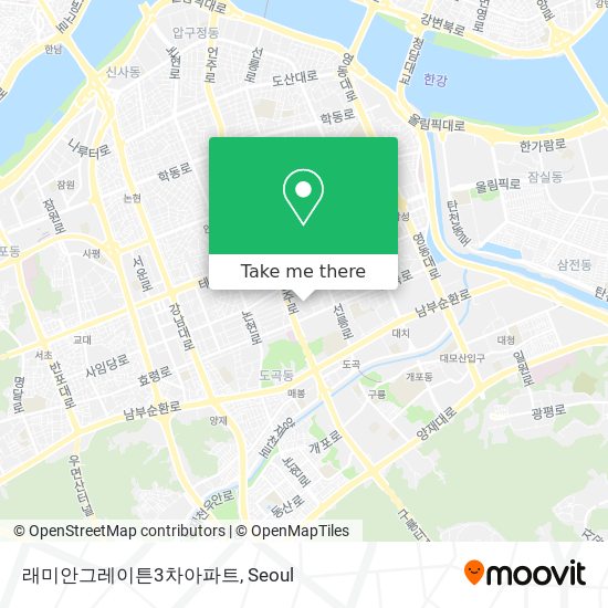 래미안그레이튼3차아파트 map