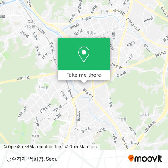 방수자재 백화점 map