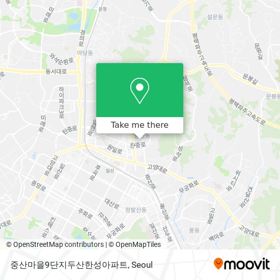 중산마을9단지두산한성아파트 map