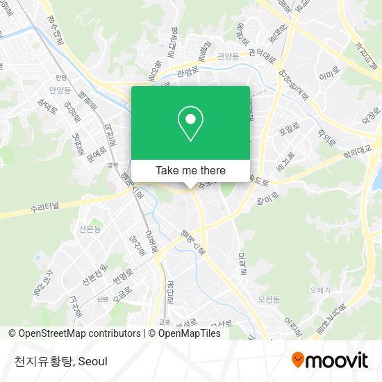 천지유황탕 map