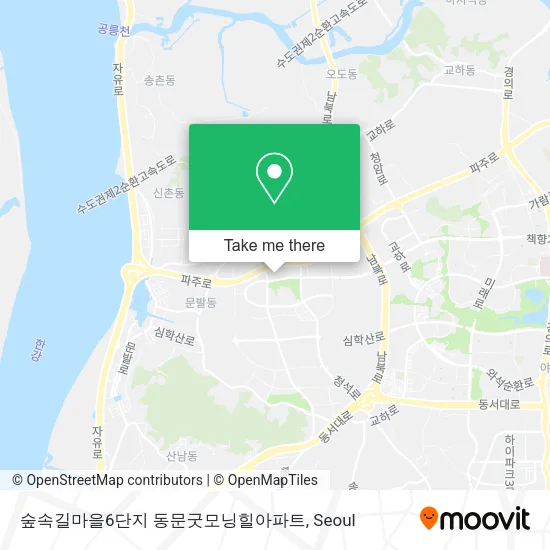 숲속길마을6단지 동문굿모닝힐아파트 map