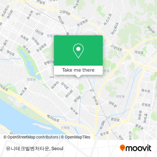 유니테크빌벤처타운 map