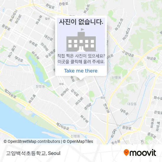 고양백석초등학교 map