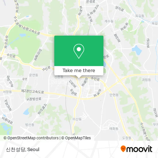 신천성당 map