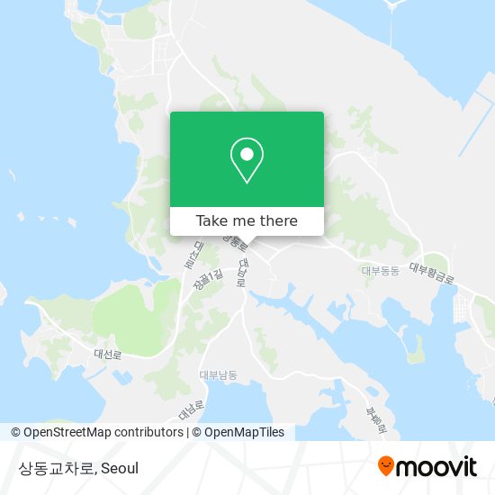 상동교차로 map