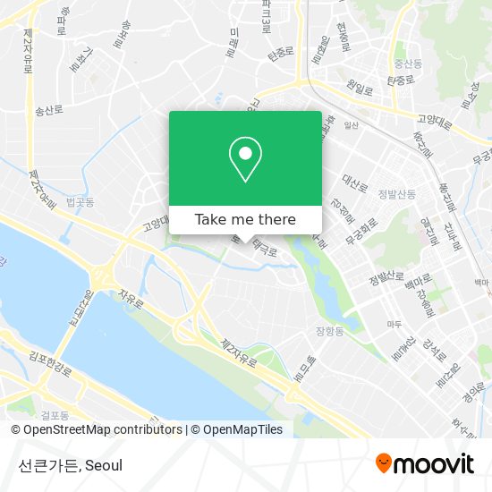 선큰가든 map