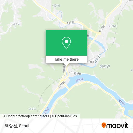 백암천 map