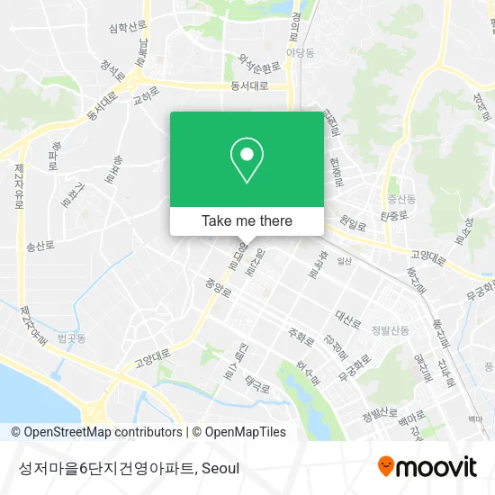 성저마을6단지건영아파트 map