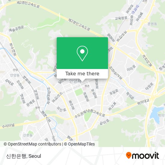 신한은행 map