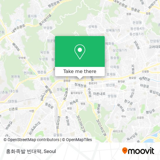 홍화족발 빈대떡 map