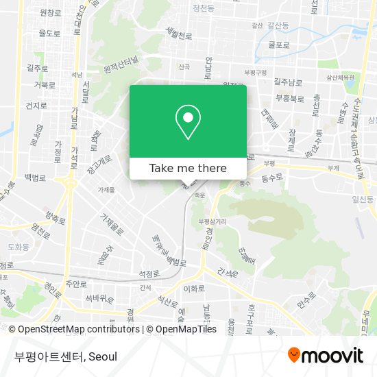 부평아트센터 map
