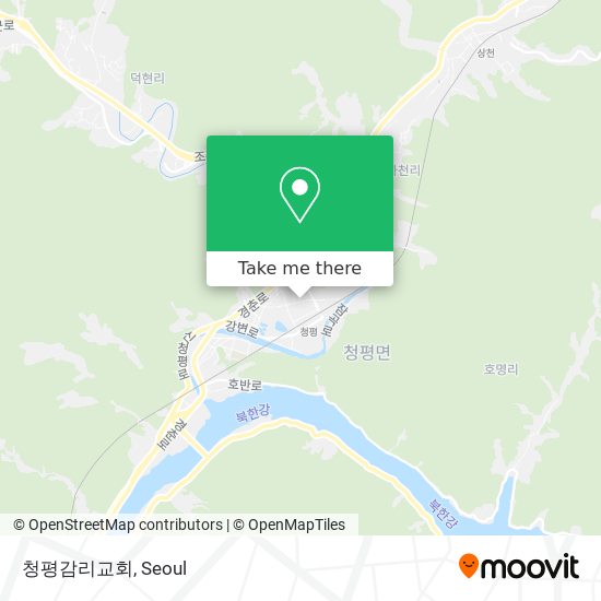 청평감리교회 map