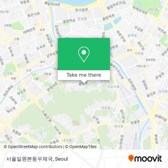 서울일원본동우체국 map