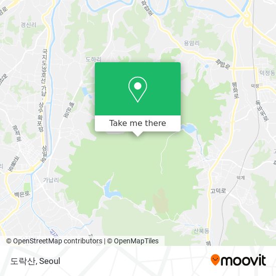 How to get to 도락산 in 양주시, 경기도 by Bus?