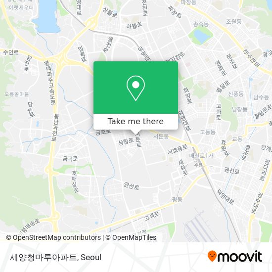 세양청마루아파트 map