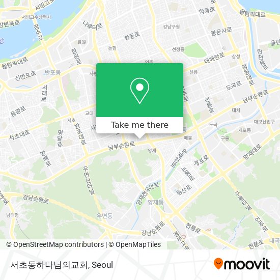 서초동하나님의교회 map