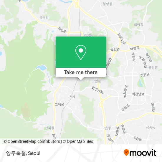 양주축협 map