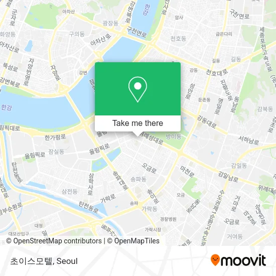 초이스모텔 map