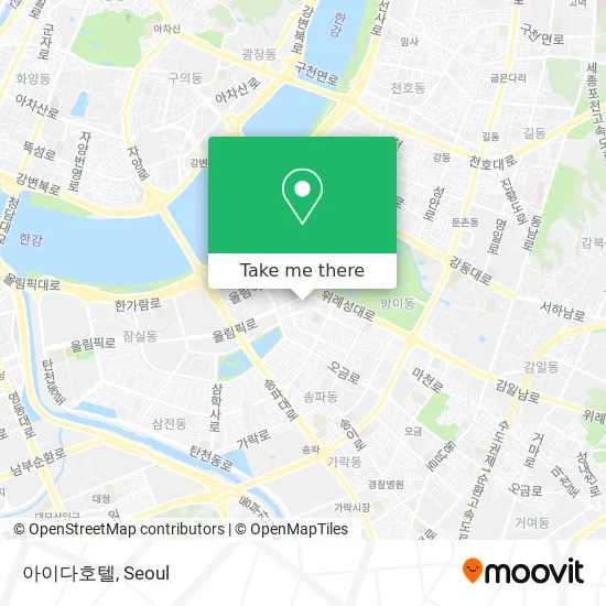 아이다호텔 map