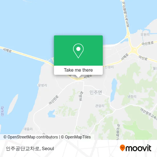인주공단교차로 map