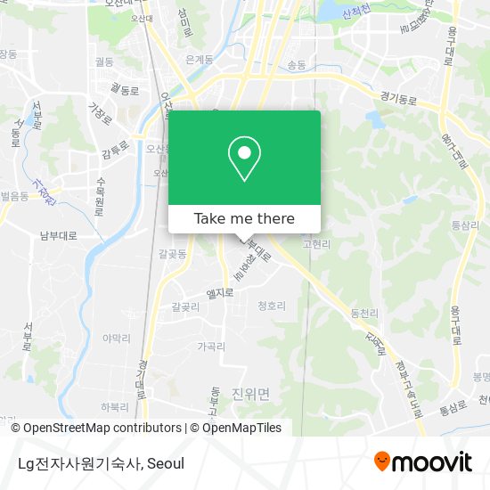 Lg전자사원기숙사 map