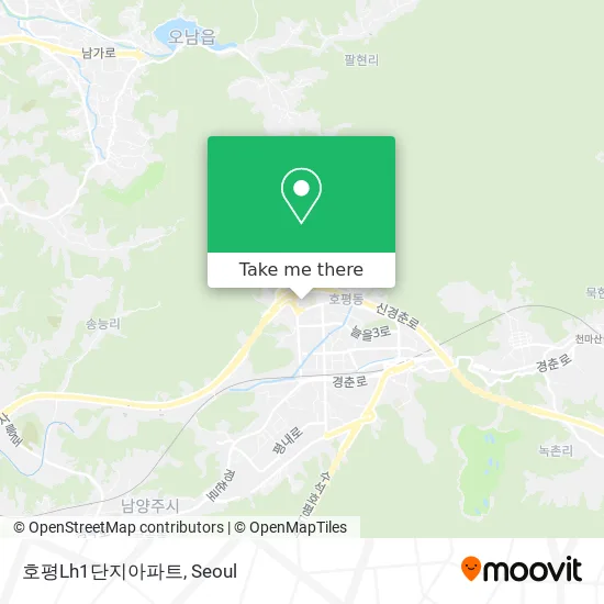 호평Lh1단지아파트 map