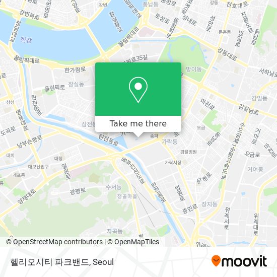 헬리오시티 파크밴드 map