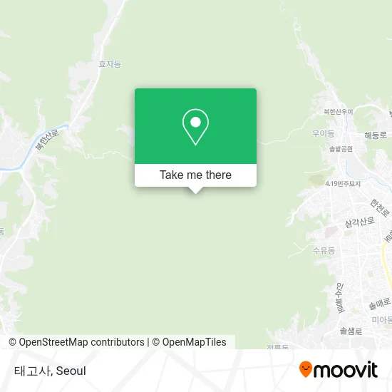 태고사 map
