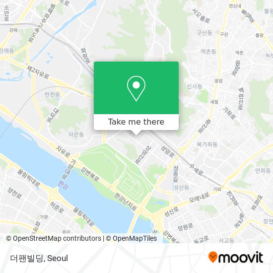 더팬빌딩 map