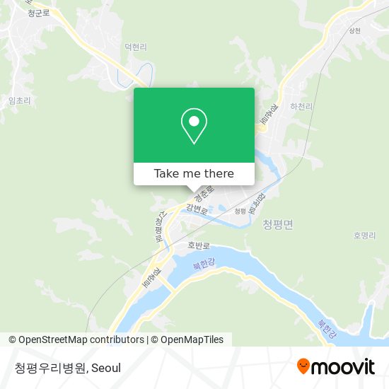 청평우리병원 map