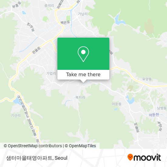 샘터마을태영아파트 map