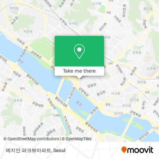 예지안 파크뷰아파트 map