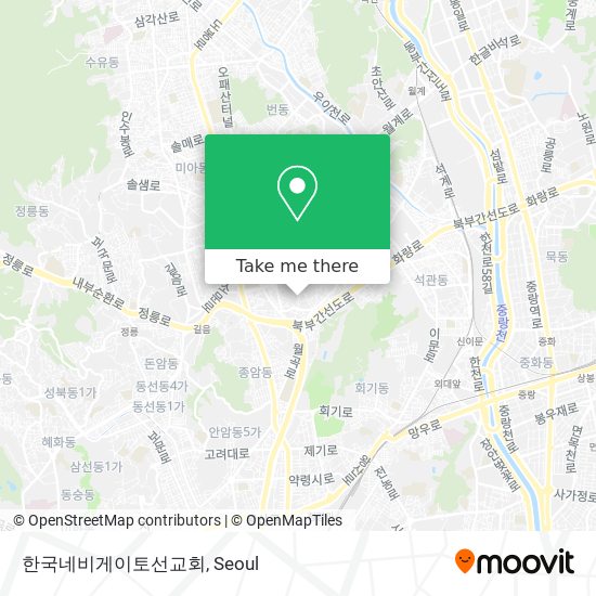 한국네비게이토선교회 map