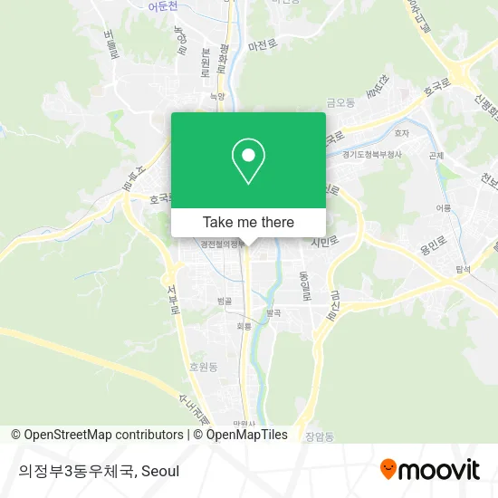 의정부3동우체국 map