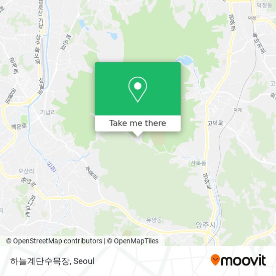 하늘계단수목장 map