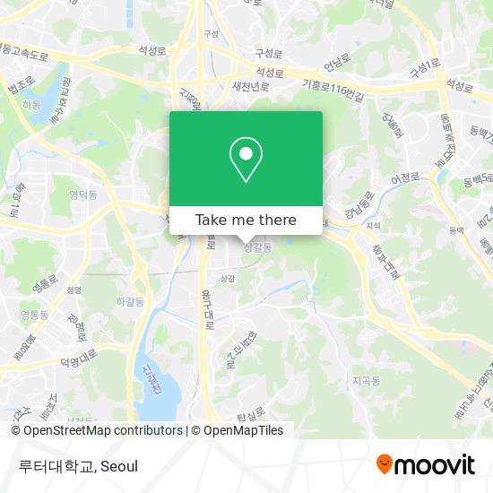루터대학교 map