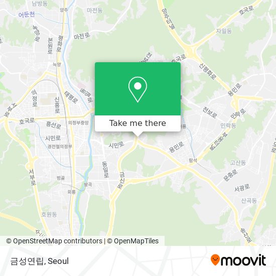 금성연립 map