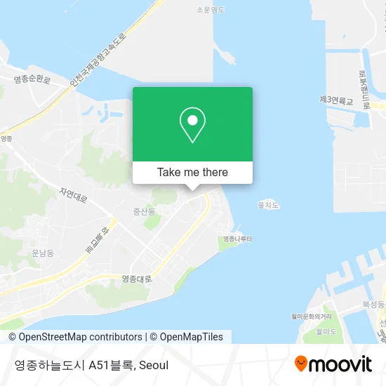영종하늘도시 A51블록 map