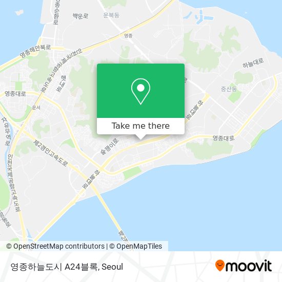 영종하늘도시 A24블록 map